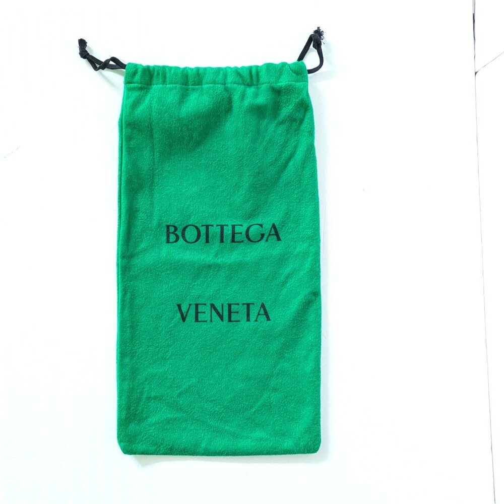 BOTTEGA VENETA Drawstring Green Flannel Logo Dust Bag 16" x 8" Soft Thick